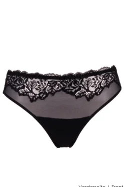 Ambra Lingerie - Douce Dentelle Brazilian Slip - Schwarz