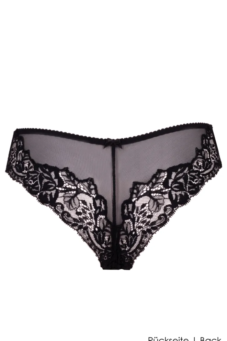 Ambra Lingerie - Douce Dentelle Brazilian Slip - Schwarz