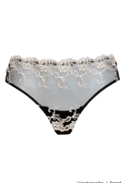 Ambra Lingerie - Platinum Brasilian Slip - Schwarz Seta