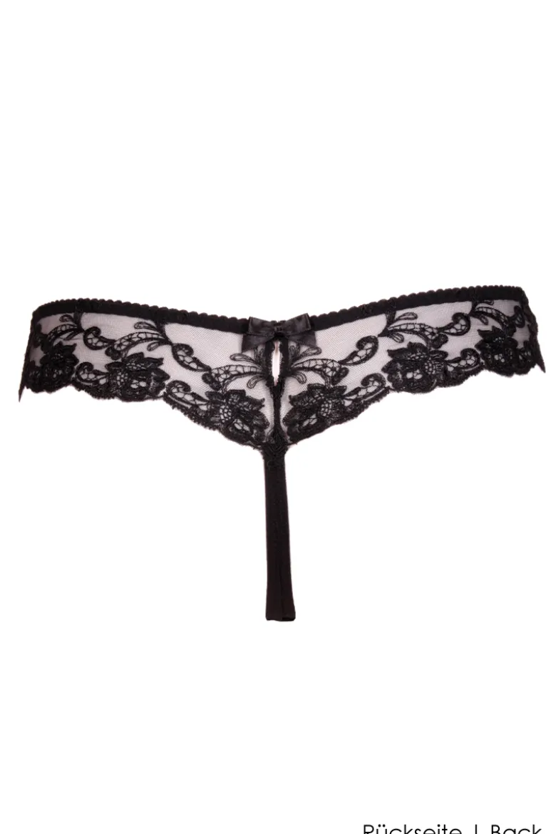 Ambra Lingerie - Platinum String - Schwarz