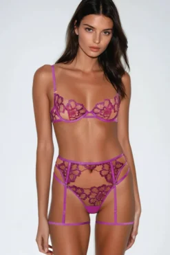 Bluebella - Catalina Thigh Harness - Lila