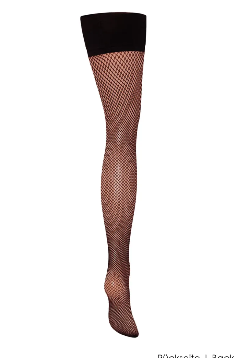 Bluebella - Fishnet Strapsstrümpfe - Schwarz
