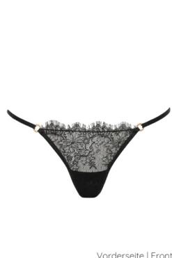 Bluebella - Peony Negligé und String Set - Schwarz