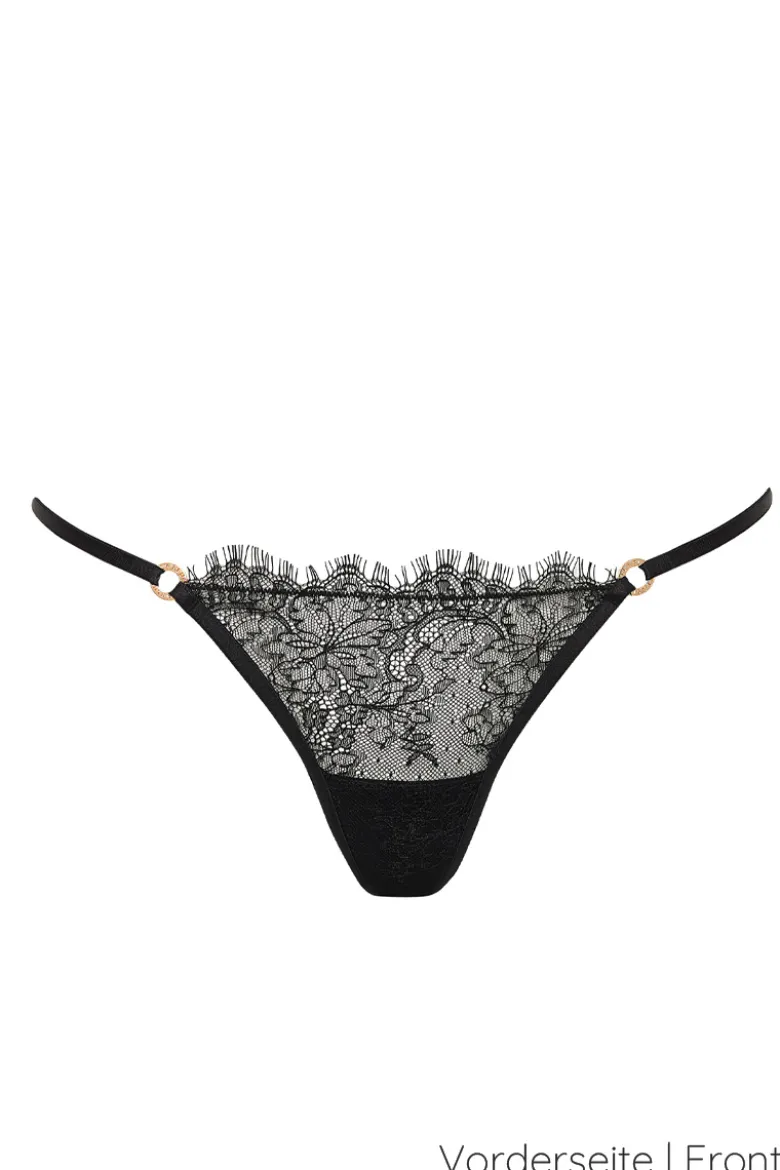 Bluebella - Peony Negligé und String Set - Schwarz