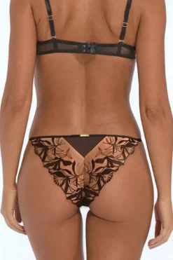Bluebella - Persephone Brazilian Slip - Haut Schwarz