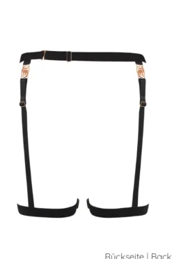 Bluebella - Thalia Thigh Harness - Schwarz