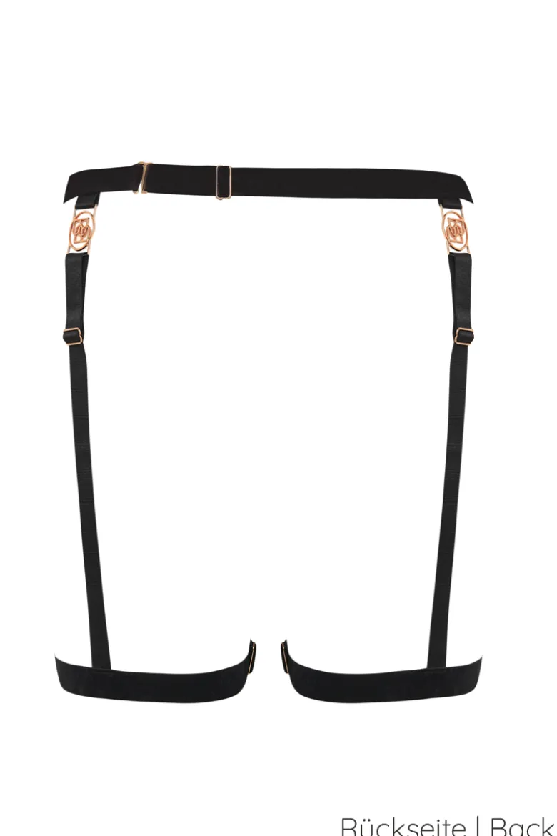 Bluebella - Thalia Thigh Harness - Schwarz