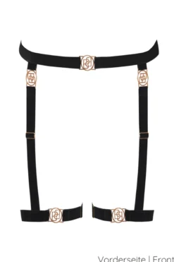 Bluebella - Thalia Thigh Harness - Schwarz