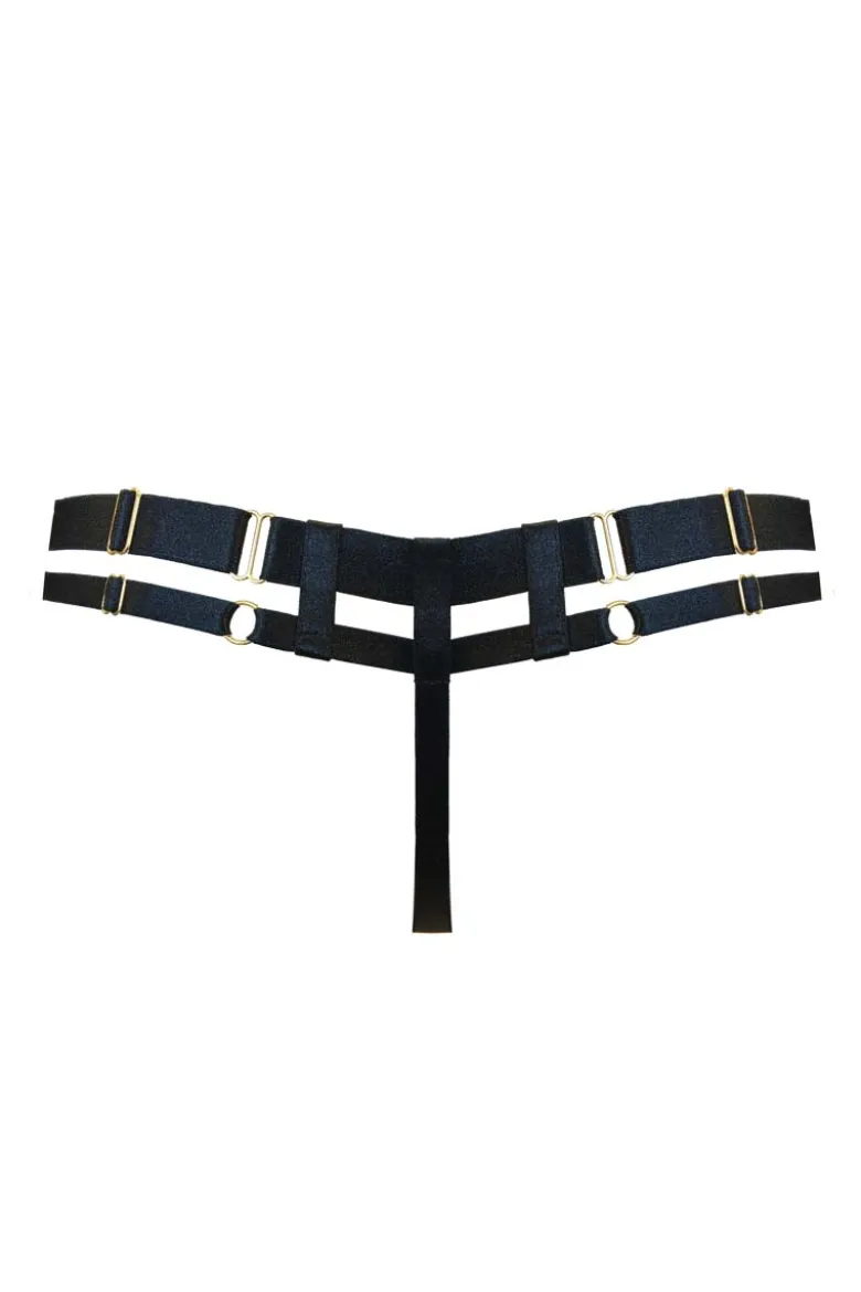 Bordelle Lingerie - Scala Thong G-String - Schwarz