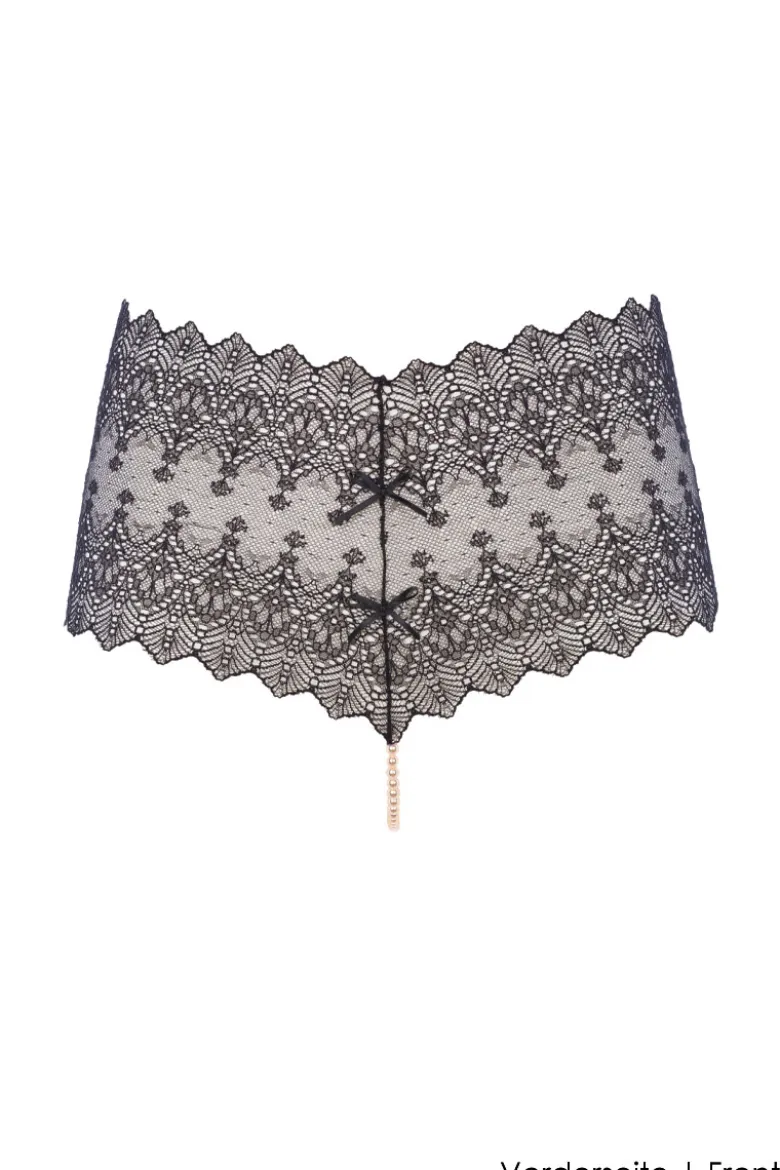 Bracli - Geneva Panty Perlenstring - Schwarz