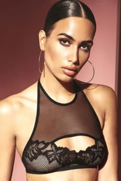 Bracli - London Top / Spitzen BH - Schwarz