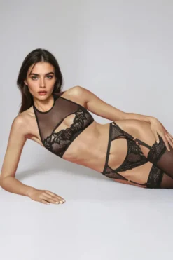 Bracli - London Top / Spitzen BH - Schwarz