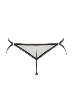 Bracli - Manhattan Panty Perlenstring - Schwarz