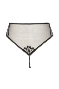 Bracli - Manhattan Taillenslip / Perlenstring - Schwarz
