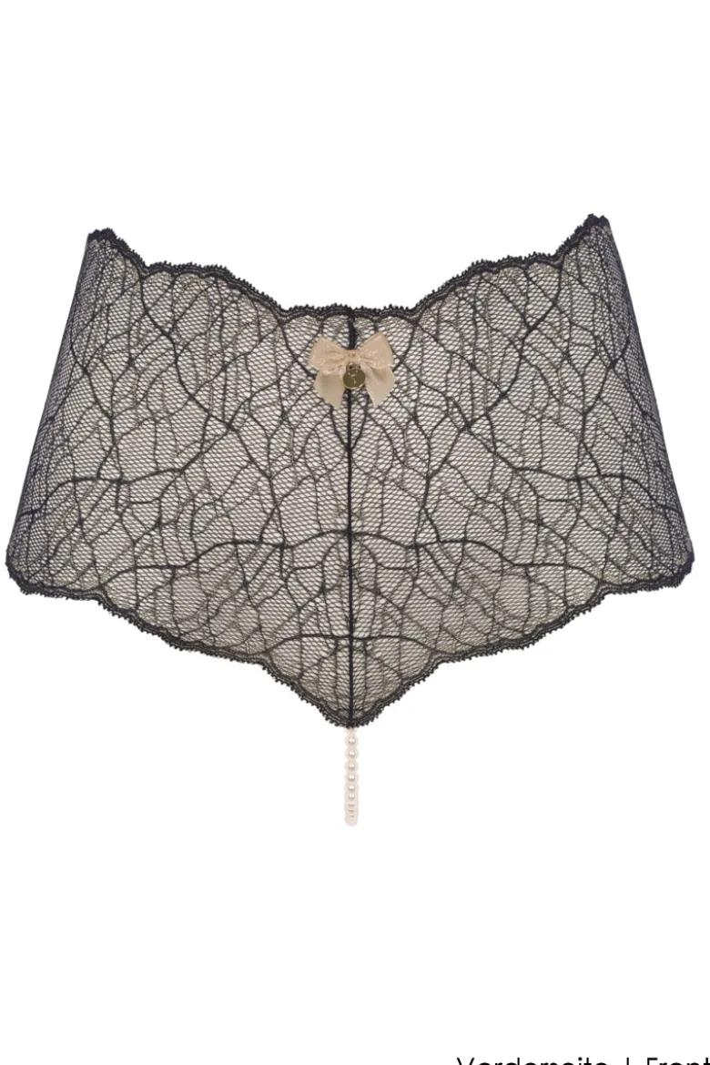 Bracli - Sydney Panty Perlenstring - Schwarz