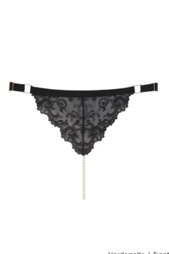 Bracli - Vienna G-String / Perlenstring - Schwarz
