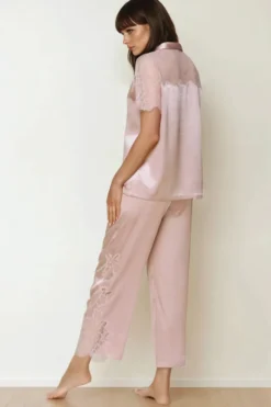 Coemi - Federica Satin Pyjama - Puder