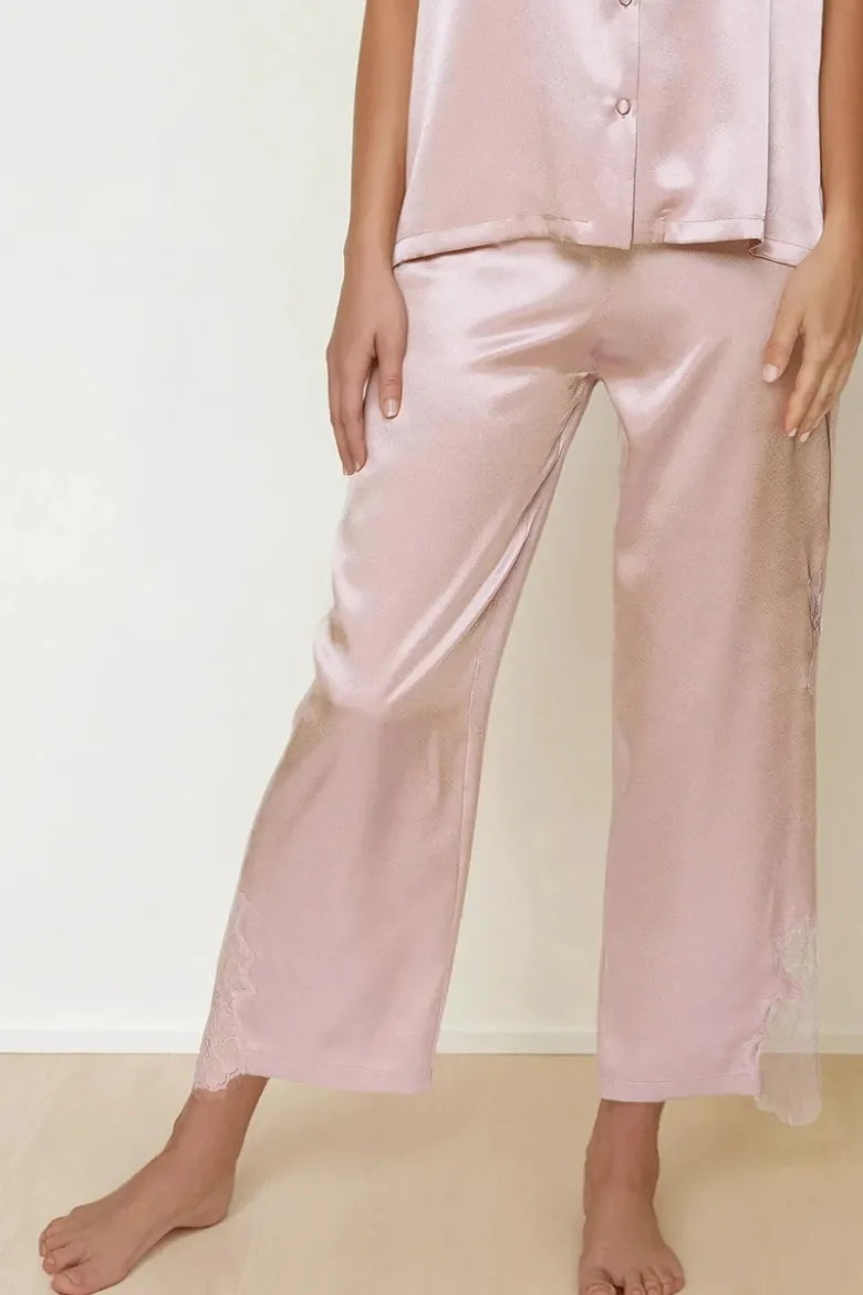 Coemi - Federica Satin Pyjama - Puder