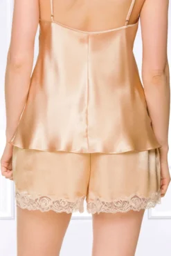 Coemi - Saia Satin Pyjama - Aprikose