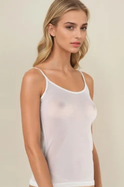 Cotton Club Basics - Lingerie Top Soraya - Weiss