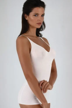 Cotton Club Basics - Lingerie Top Alida - Weiss
