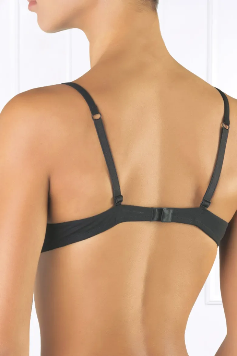 Cotton Club Basics - Push-up BH Diletta - Schwarz