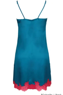 Cotton Club Seide - Negligee - Valida - Blau Rot