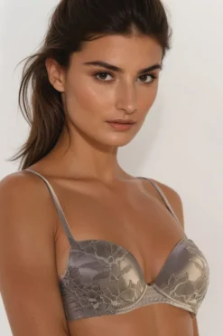 Cotton Club Seide - Push-up BH - Sommo - Taupe