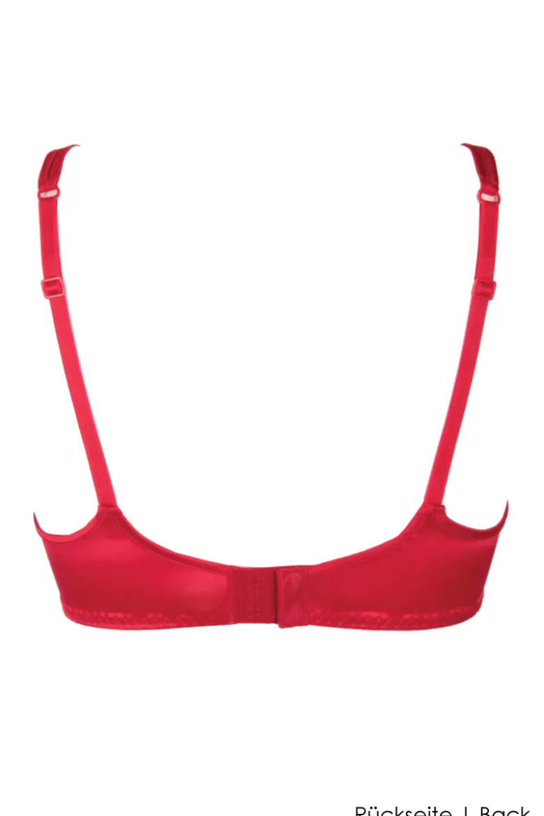 Cotton Club Seide - Triangel BH - Speciale - Rot