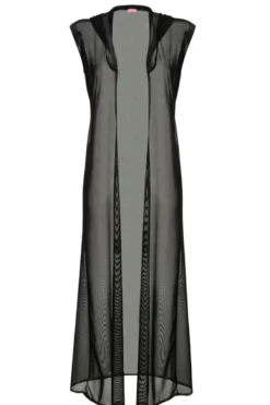 Eniqua - Glam Goddess Robe Black - Cover up