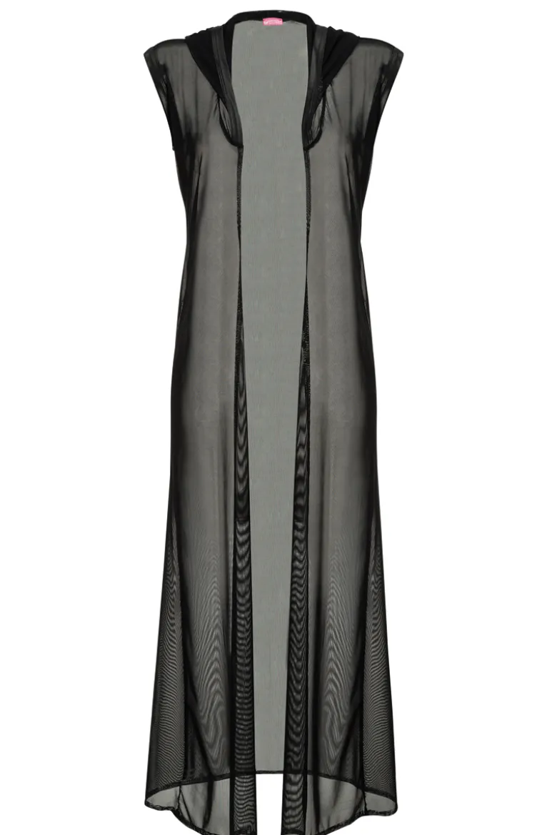 Eniqua - Glam Goddess Robe Black - Cover up