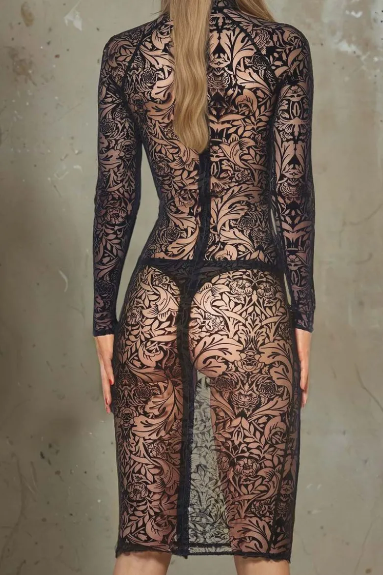 Maison Catanzaro - Azia Robe Maori - Schwarz