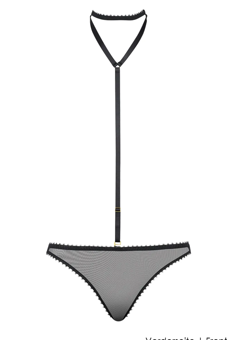 Maison Close - Accroche Coeur Harness String - Schwarz