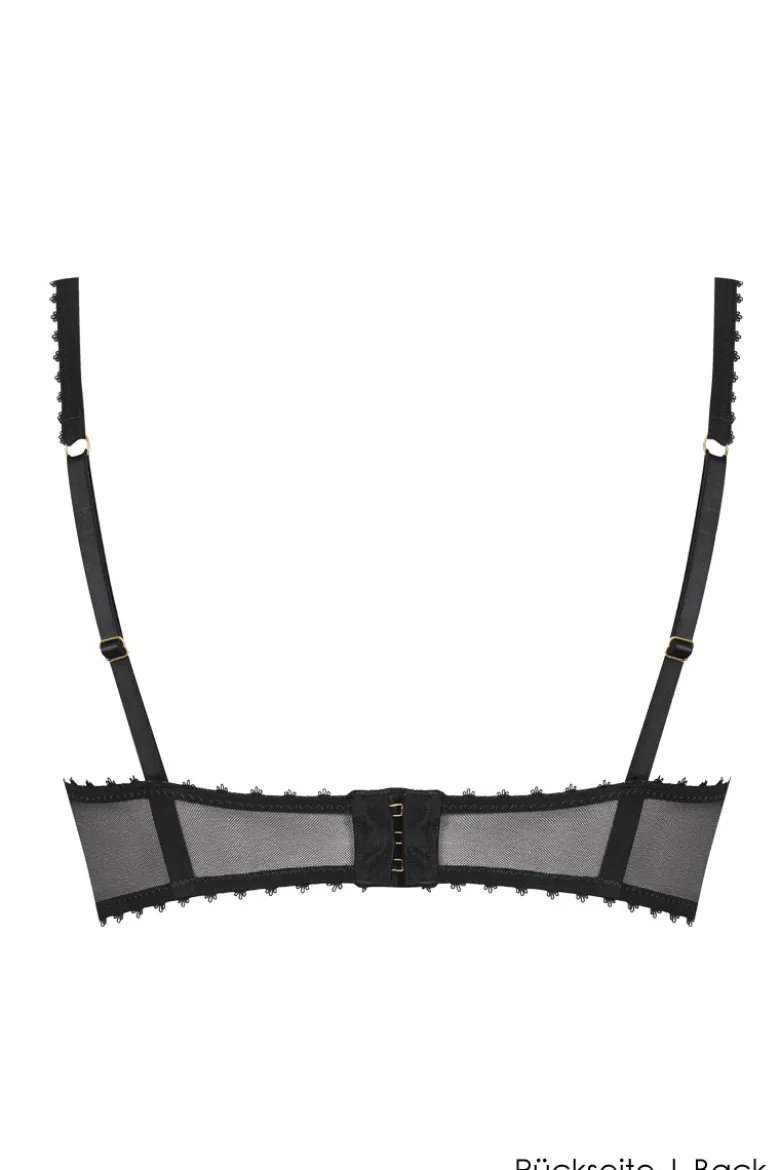 Maison Close - Accroche Coeur Spitzen BH - Schwarz