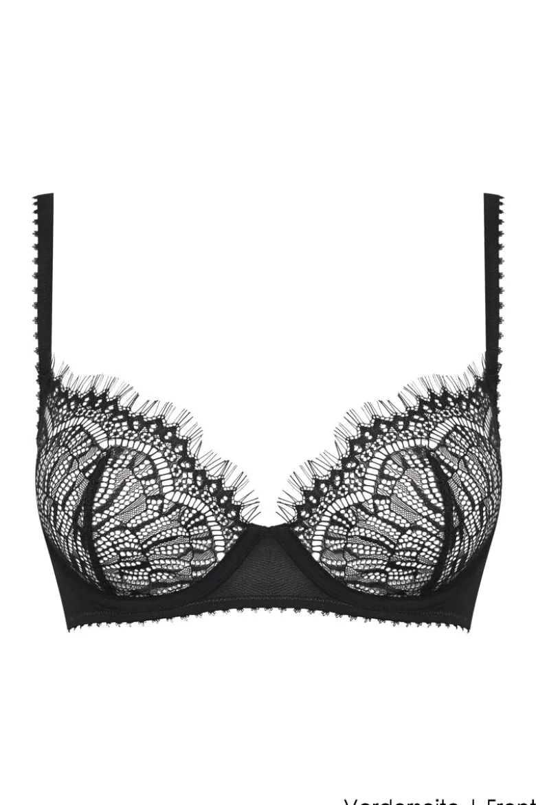 Maison Close - Accroche Coeur Spitzen BH - Schwarz
