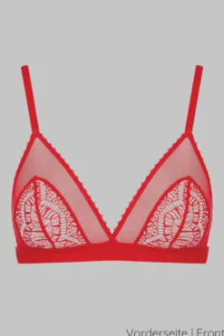 Maison Close - Accroche Coeur Triangel BH - Rot