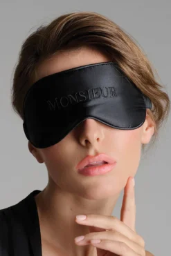 Maison Close - Augenmaske Monsieur - Schwarze Seide