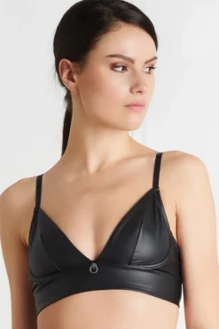Maison Close - Chambre Noire Bralette - Wetlook Schwarz