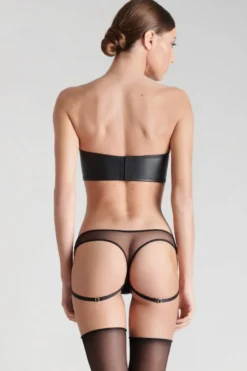 Maison Close - Chambre Noire Bustier BH - Wetlook Schwarz