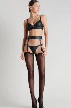 Maison Close - Chambre Noire LTD Strapsgürtel - Wetlook Schwarz