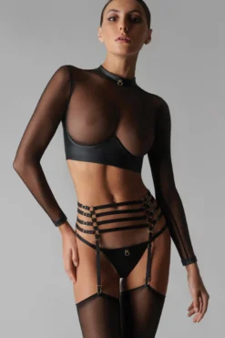 Maison Close - Chambre Noire Strapsgürtel - Schwarz