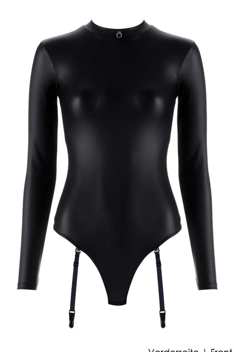 Maison Close - Chambre Noire Stringbody - Wetlook Schwarz