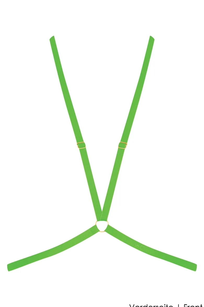 Maison Close - Corps a Corps Harness - Grün/Gold