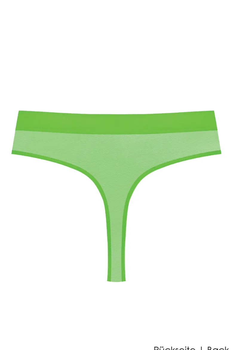 Maison Close - Corps a Corps Neon Taillenstring - Grün/Gold