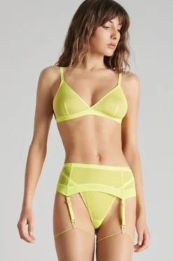 Maison Close - Corps a Corps Neon Strapsgürtel - Gelb/Gold