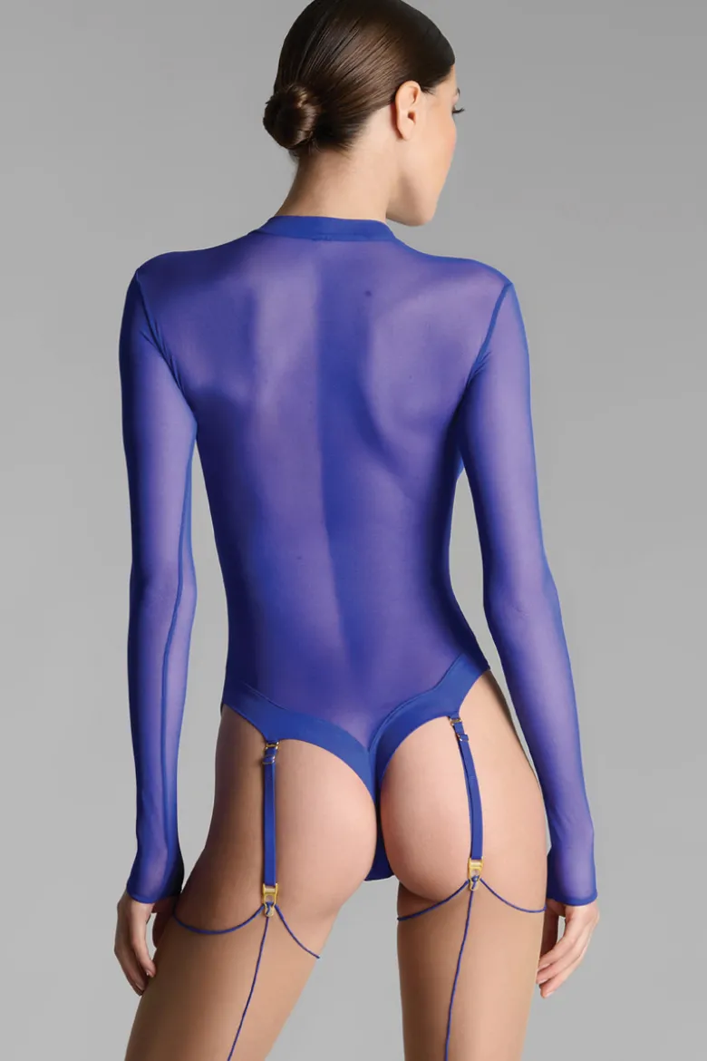 Maison Close - Corps a Corps Neon Stringbody - Blau