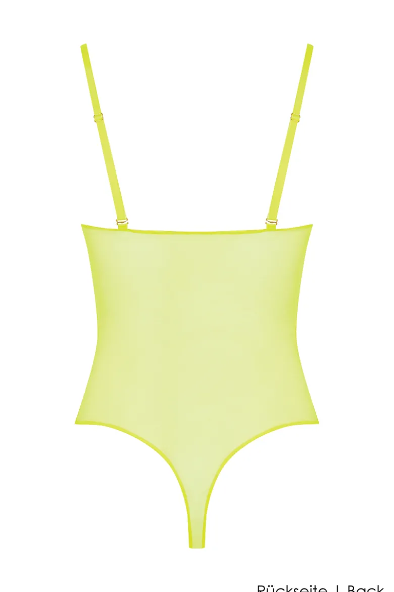 Maison Close - Corps a Corps Neon Stringbody - Gelb/Gold