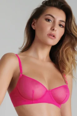 Maison Close - Corps a Corps Neon Balconette BH - Pink/Gold