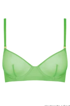 Maison Close - Corps a Corps Neon Balconette BH - Grün/Gold