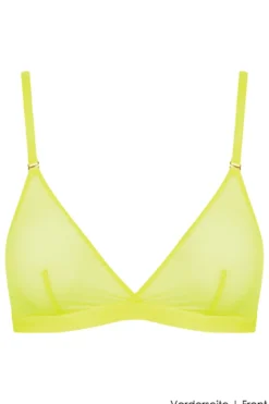 Maison Close - Corps a Corps Neon Triangel BH - Gelb/Gold